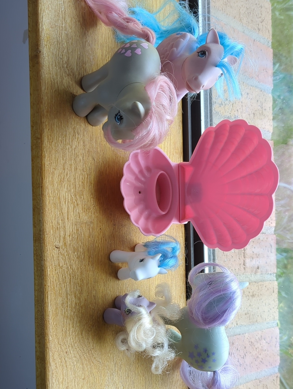 1982 Hasbro Pink and Pastel Mini Pony Playset My Little Pony
